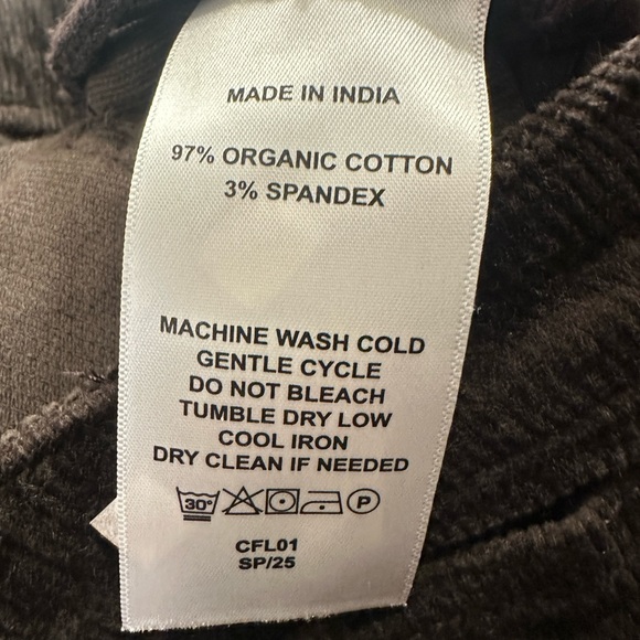 NWT quince Organic Stretch Corduroy Straight Leg Pants - Picture 10 of 10